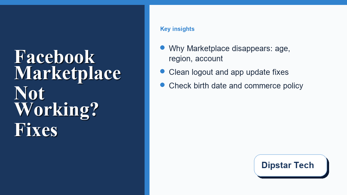 facebook-marketplace-fixes-2026-featured Facebook Marketplace Not Working in 2026? Common Causes and How to Fix It